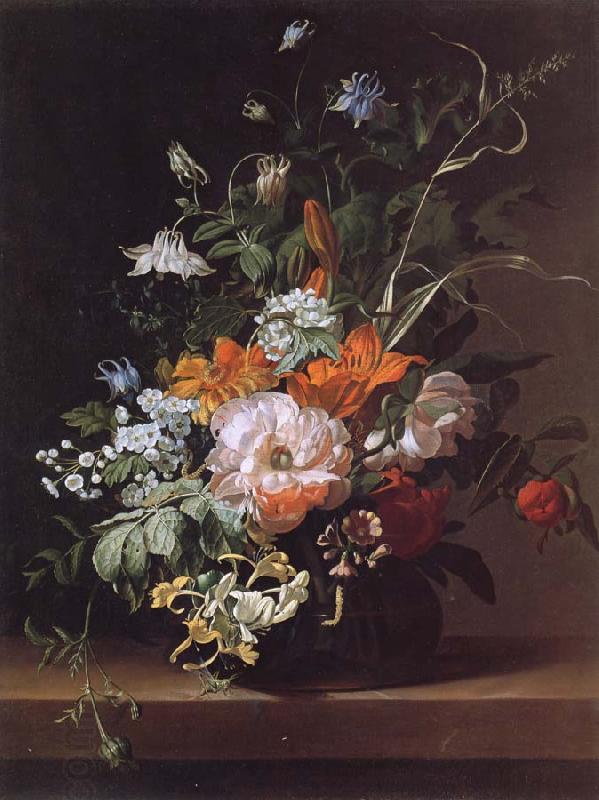 Rachel Ruysch Flowers in a Vase China oil painting art